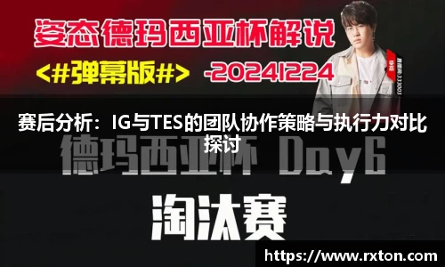 赛后分析：IG与TES的团队协作策略与执行力对比探讨
